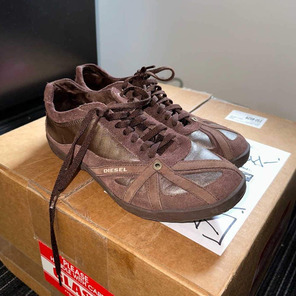 Diesel Move-In Brown Fashion Sneakers 7.5